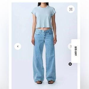 SLVRLAKE Mica Light Blue Boyfriend Jeans